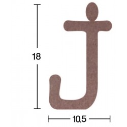 H 13 18 mm  'J' HARFİ