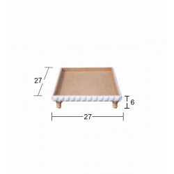 EG 15 SQUARE FOOTED TRAY